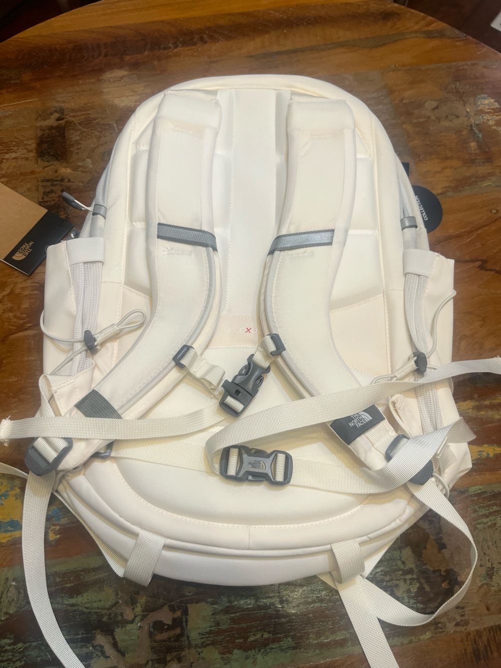 NWT North Face Borealis Luxe Backpack
Gardenia White with Burnt Coral Metallic - Picture 6 of 11